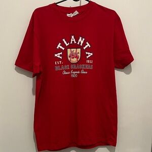 American Negro Baseball League Atlanta Graphic Red Tee
